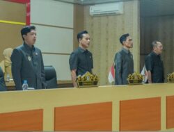 Rapat Paripurna DPRD Mesuji dalam penyampaian pertangung jawaban Bupati Mesuji tahun anggaran 2025