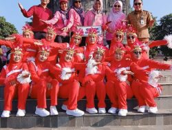Kampung Kahuripan Jaya ikut  Senam HUT RI Ke – 81 Mewakili Kecamatan Banjar Baru